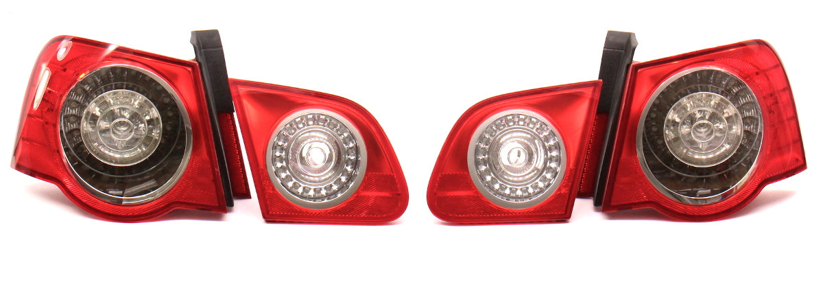 Tail Light Taillight Lamp Stock Set 06-10 VW Passat B6 Sedan - Genuine - 3C5 945