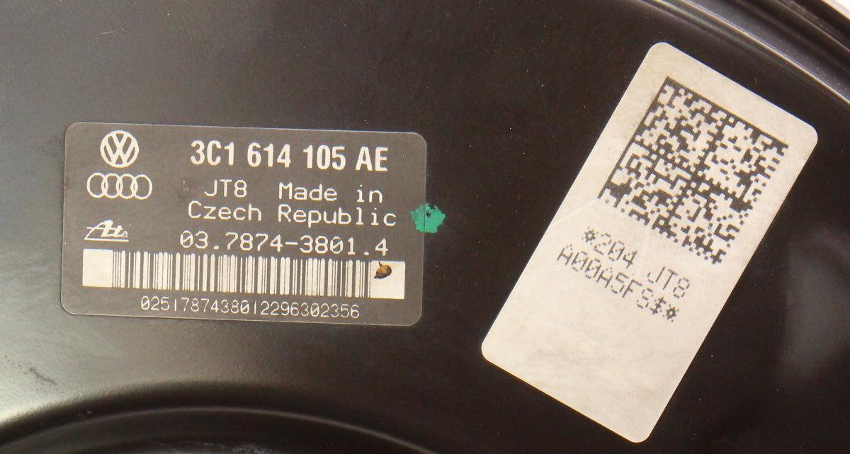 ATE Power Brake Booster 06-10 VW Passat B6 2.0T ~ Genuine ~ 3C1 614 105 AE