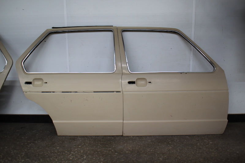 LH Front & Rear Door Shell Skins Set 75-84 VW Rabbit MK1 - LE1N Mojave Beige