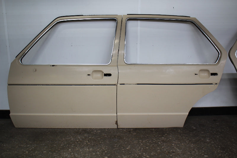 LH Front & Rear Door Shell Skins Set 75-84 VW Rabbit MK1 - LE1N Mojave Beige