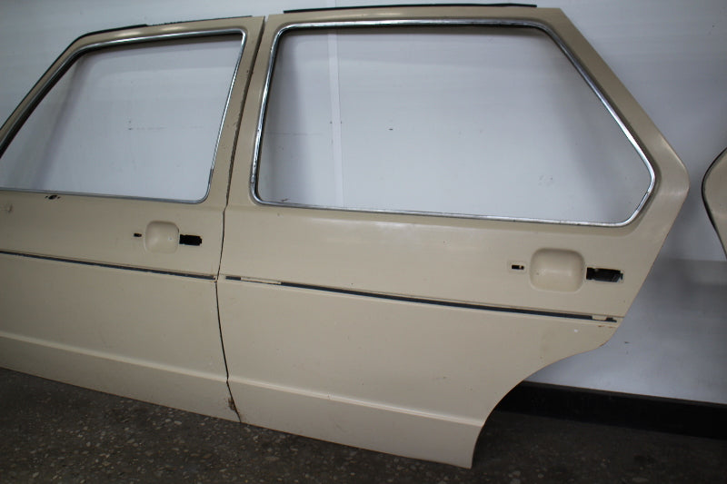 LH Front & Rear Door Shell Skins Set 75-84 VW Rabbit MK1 - LE1N Mojave Beige
