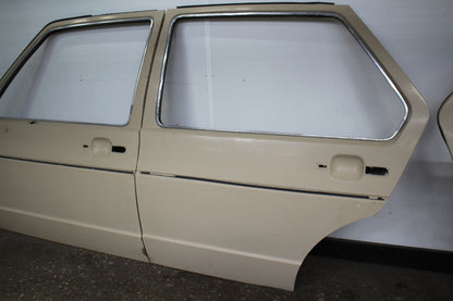 LH Front & Rear Door Shell Skins Set 75-84 VW Rabbit MK1 - LE1N Mojave Beige