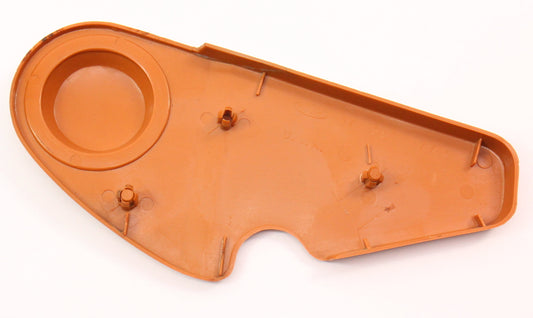 LH Outer Seat Hinge Side Trim VW 75-84 Rabbit GTI MK1 Brown - 171 881 477 C