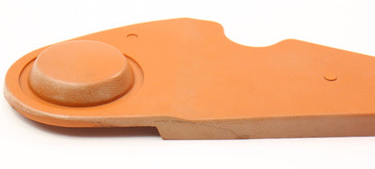 LH Outer Seat Hinge Side Trim VW 75-84 Rabbit GTI MK1 Brown - 171 881 477 C