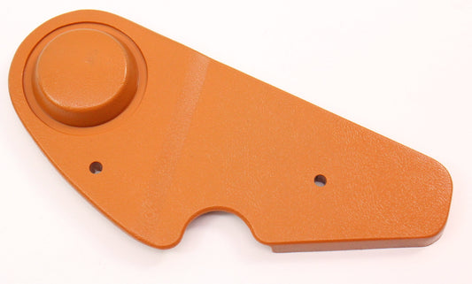 RH Outer Seat Hinge Side Trim VW 75-84 Rabbit Jetta MK1 - Brown - 171 881 478 C