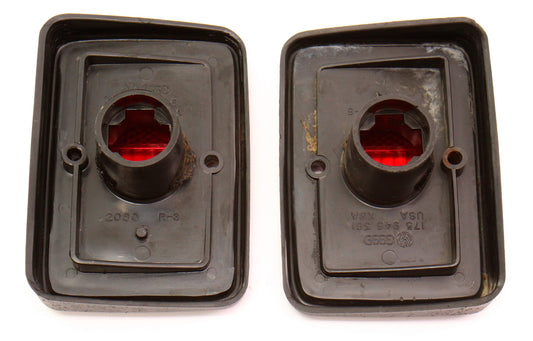 2x Rear Side Marker Light Quarter Panel Lamp 79-84 VW Rabbit MK1 175 945 361