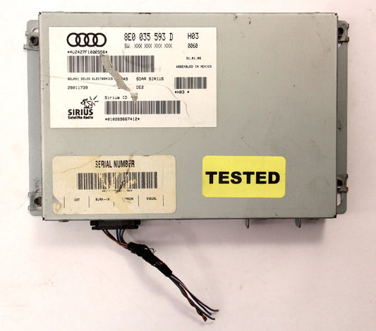Sirius XM Radio Tuner Module VW Rabbit MK5 Passat Audi A3 A4 S4 - 8E0 035 593 D