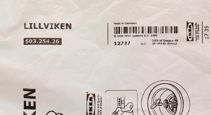NEW Ikea LILLVIKEN Sink Strainer w/ Stopper - 503.254.26
