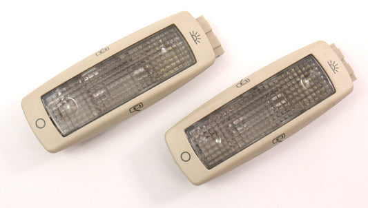 2x Rear Reading Dome Map Light Set 09-14 VW Sportwagen MK5 MK6 - 3B0 947 291