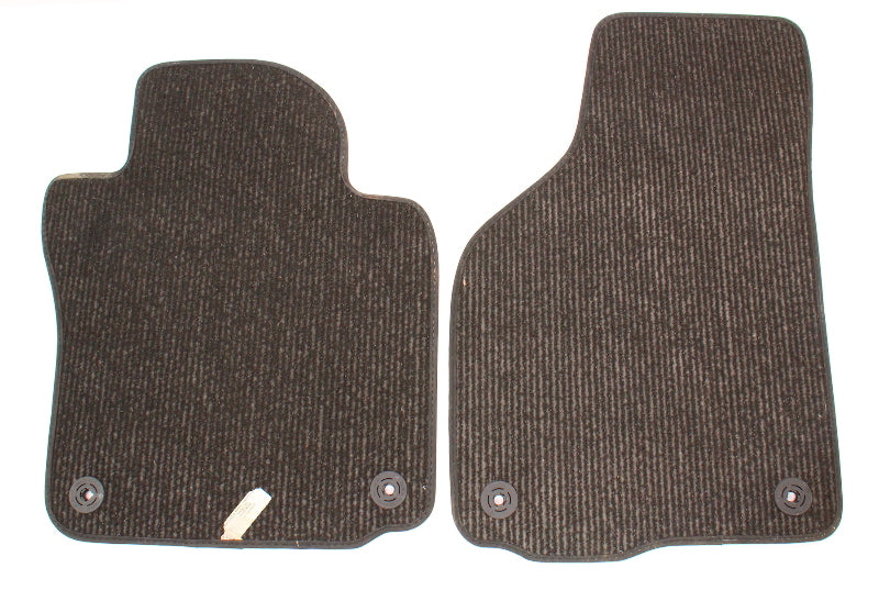 Floor Mat Carpet Set 05-14 VW Jetta Rabbit Golf Sportwagen MK5 MK6 - Black