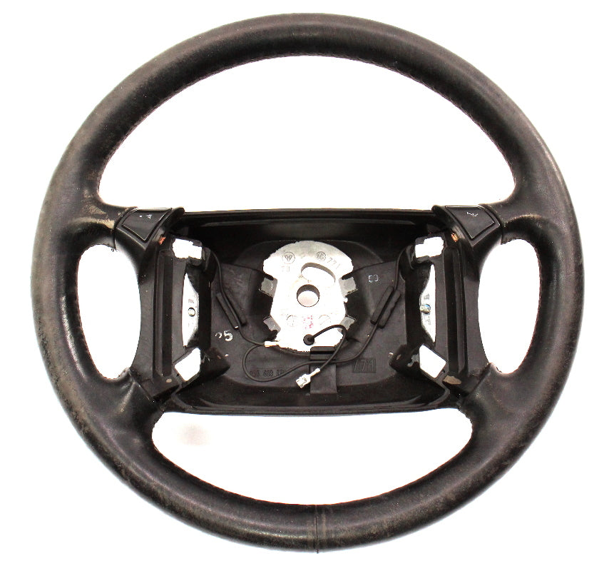 4 Spoke Leather Steering Wheel 90-93 VW Cabriolet Mk1 Genuine ~ 155 419 091