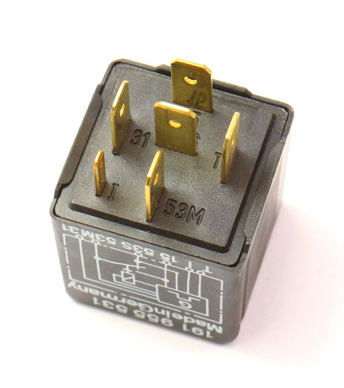 Relay 19 VW Audi Jetta Golf Rabbit Passat Corrado Cabriolet Genuine 191 955 531