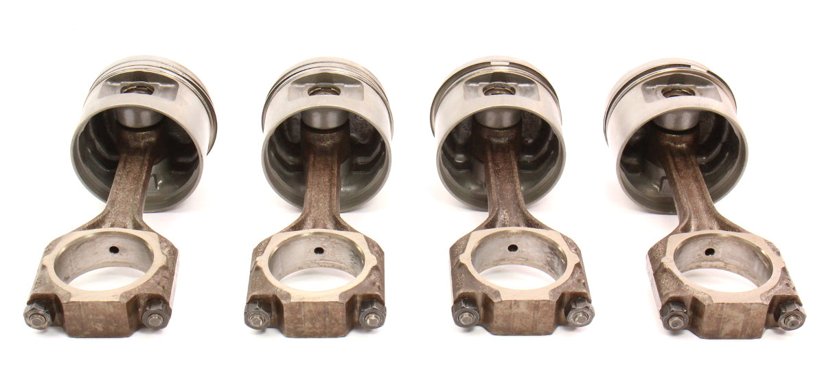 1.8 8V Piston & Connecting Rod Set 85-92 VW Jetta Golf GTI MK2 Cabriolet 80.985