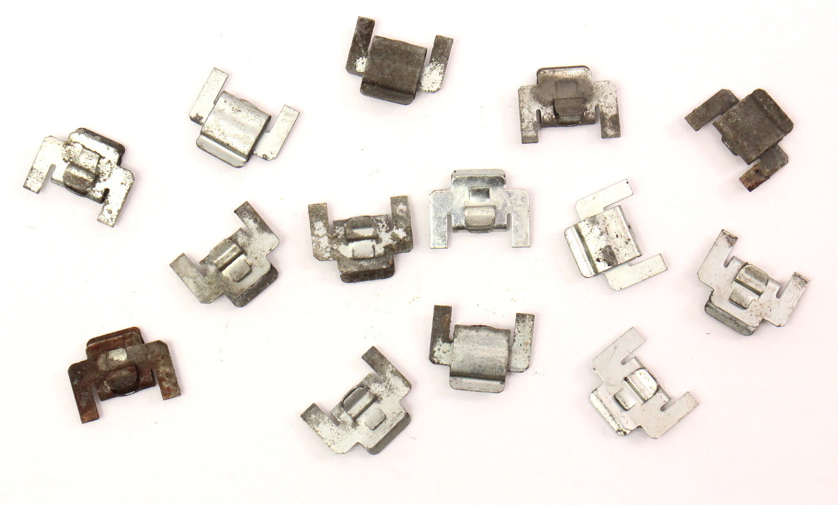 14 Window Scraper Trim Clips 75-93 VW Rabbit & Convertible Cabriolet MK1 Vanagon
