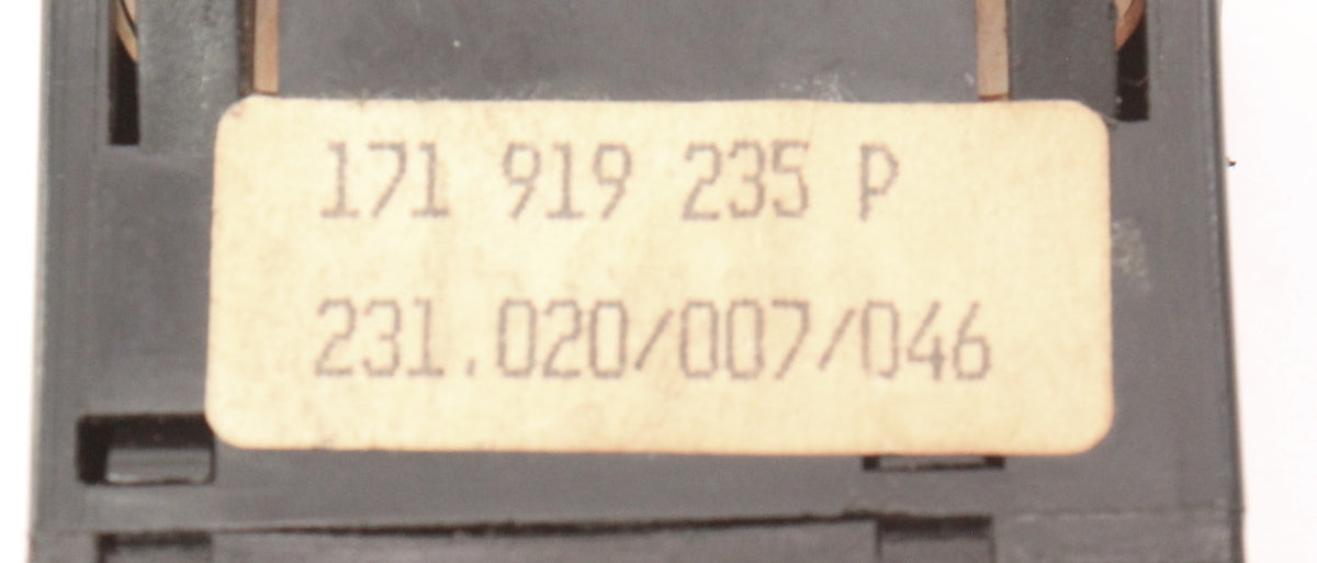 Fasten Belt Dash Light 84-93 VW Rabbit Convertible Cabriolet MK1 - 171 919 235 P