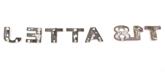J E T T A  1.8T  Trunk Emblem Badge Letters 99-05 VW Jetta MK4 - Genuine