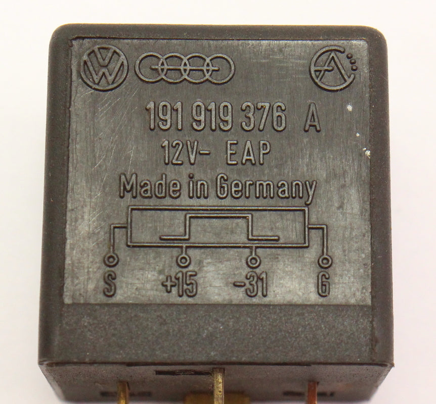 Engine Coolant Relay 42 VW Audi Jetta Golf Rabbit Passat Corrado ~ 191 919 376 A