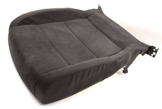 LH Front Seat Cushion & Cloth Cover 05-10 VW Jetta MK5 - 1K5 881 375 A