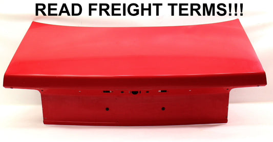 Trunk Lid Deck Boot 85-92 VW Jetta MK2 - LY3D - Tornado Red - Genuine