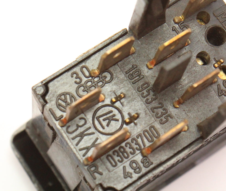 Hazard Flashers Switch 85-92 VW Jetta Golf GTI MK2 VW96 - Genuine - 191 953 235