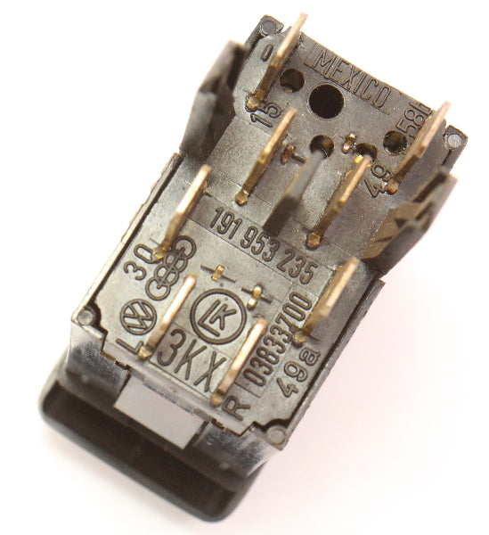 Hazard Flashers Switch 85-92 VW Golf GTI Jetta Mk2 VW96 . Genuine . 191 953 235