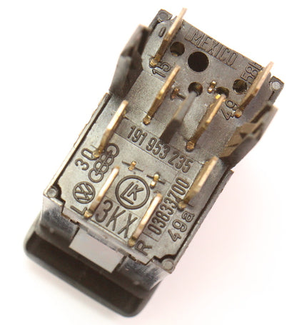 Hazard Flashers Switch 85-92 VW Golf GTI Jetta Mk2 VW96 . Genuine . 191 953 235