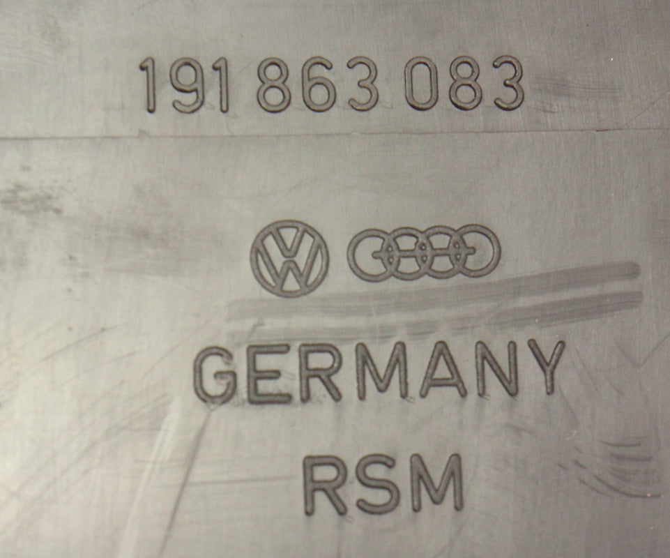 Lower Dash Panel Fuse Cover 85-92 VW Jetta Golf MK2 - Genuine OEM - 191 863 083