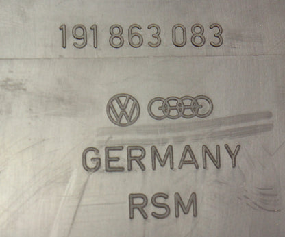 Lower Dash Panel Fuse Cover 85-92 VW Jetta Golf MK2 - Genuine OEM - 191 863 083