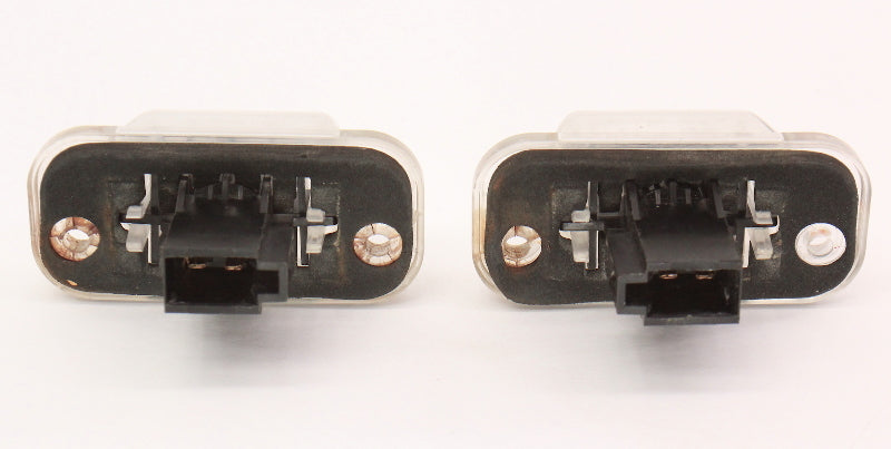 License Plate Lights Lamps Lens Bulb Holder 85-92 VW Jetta Golf GTI MK2 Genuine