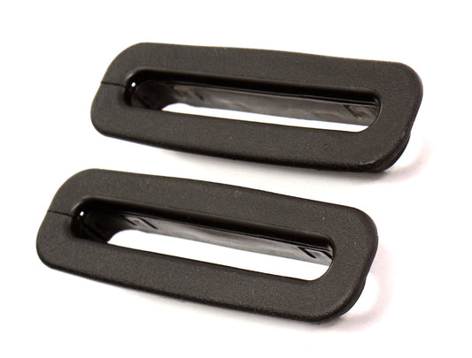 2x Rear Seat Belt SeatBelt Guide Slot Trim 85-92 VW Jetta MK2 - 165 857 849