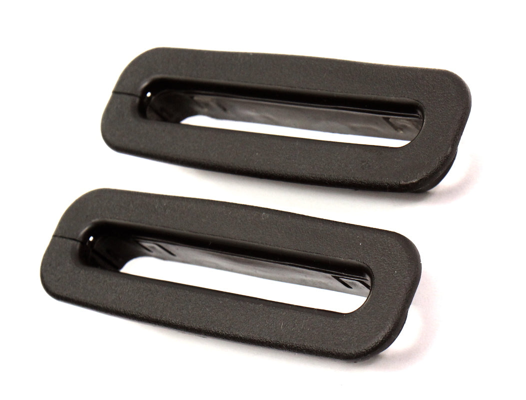 2x Rear Seat Belt SeatBelt Guide Slot Trim 85-92 VW Jetta MK2 - 165 857 849