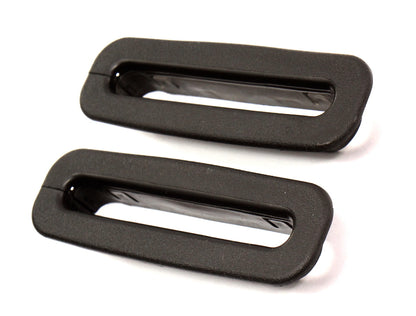 2x Rear Seat Belt SeatBelt Guide Slot Trim 85-92 VW Jetta MK2 - 165 857 849