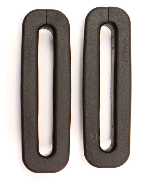 2x Rear Seat Belt SeatBelt Guide Slot Trim 85-92 VW Jetta MK2 - 165 857 849
