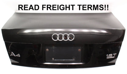 Trunk Lid Deck Boot 02-05 Audi A4 S4 B6 Sedan - LY9B Black - Genuine