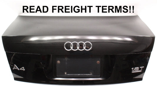 Trunk Lid Deck Boot 02-05 Audi A4 S4 B6 Sedan - LY9B Black - Genuine
