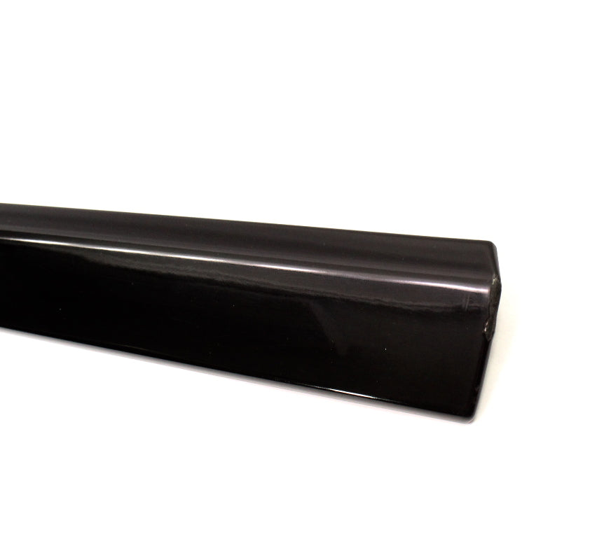 LH Front Center Door Molding Trim 02-05 Audi A4 B6 - LY9B Black - 8E0 853 953