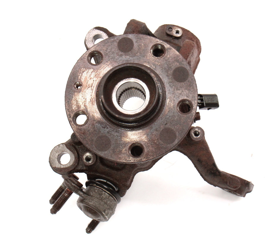 LH Front Spindle Knuckle Hub Bearing VW Jetta Golf MK5 MK6 Passat Sportwagen ~