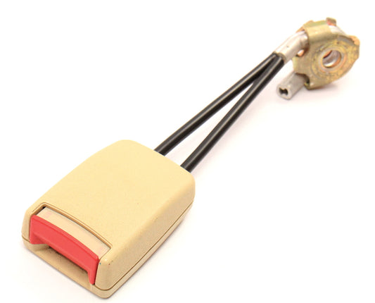 LH Rear Seat Belt Buckle Receiver 98-10 VW Beetle Coupe - Beige - 1C0 858 675