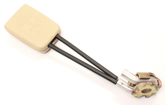 LH Rear Seat Belt Buckle Receiver 98-10 VW Beetle Coupe - Beige - 1C0 858 675