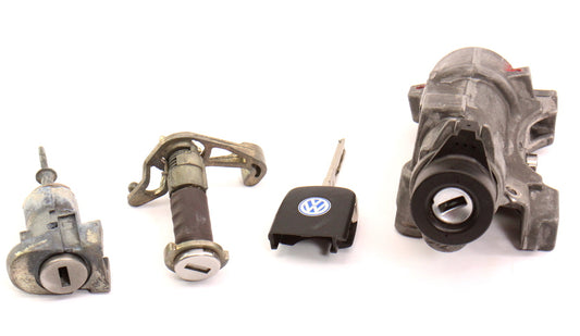 Ignition Lock Set Key Door Handle Trunk 98-05 VW Beetle Coupe - 4B0 905 851 B