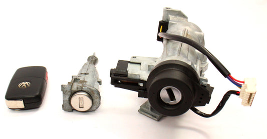 Lock Set Ignition Collar Door Key 10-14 VW Jetta Sportwagen MK6 - 1K0 905 851 B