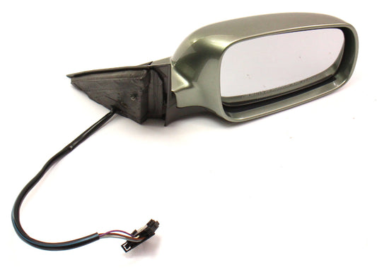 RH Exterior Side View Door Mirror 98-04 VW Passat B5 LA6W Fresco Green - Genuine