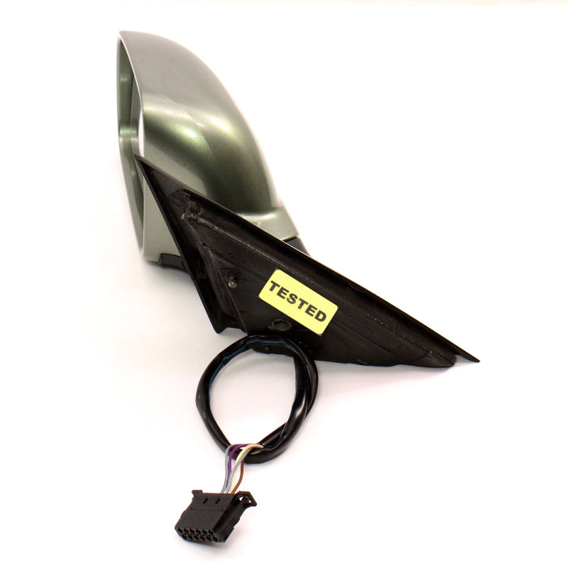 LH Exterior Side View Door Mirror 98-04 VW Passat B5 LA6W Fresco Green - Genuine