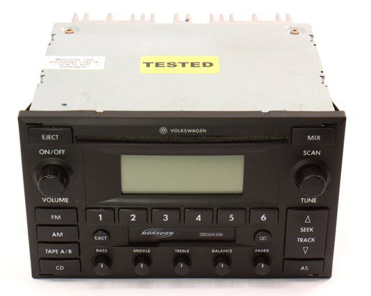 Stock Head Unit Radio Premium 6 VW Jetta Golf GTI Mk4 Passat B5.5 1JM 035 157 DX