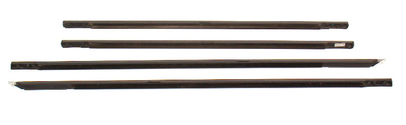 Chrome Door Window Seal Scraper Trim Molding Set 01-05 VW Passat B5.5 ~ Genuine