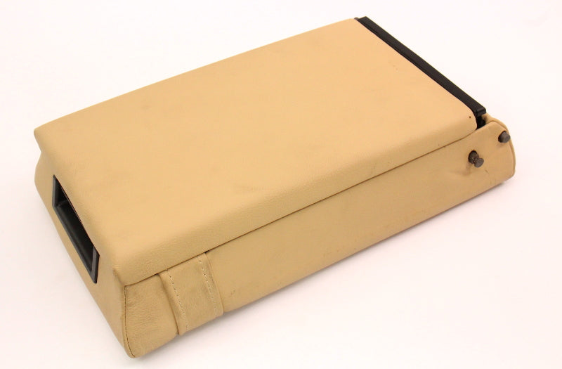 Rear Seat Armrest 01-05 VW Passat B5.5 Arm Rest Sunshine Beige Leather ~ Genuine