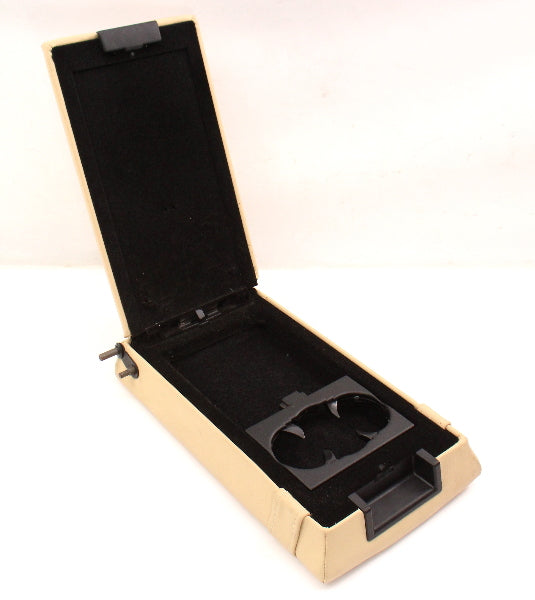 Rear Seat Armrest 01-05 VW Passat B5.5 Arm Rest Sunshine Beige Leather ~ Genuine