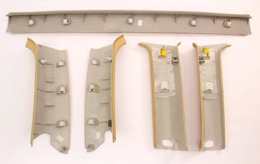 Interior Hatch Pillar Trim Panels Set 01-05 VW Passat Wagon B5.5 - 3B9 867 617 D