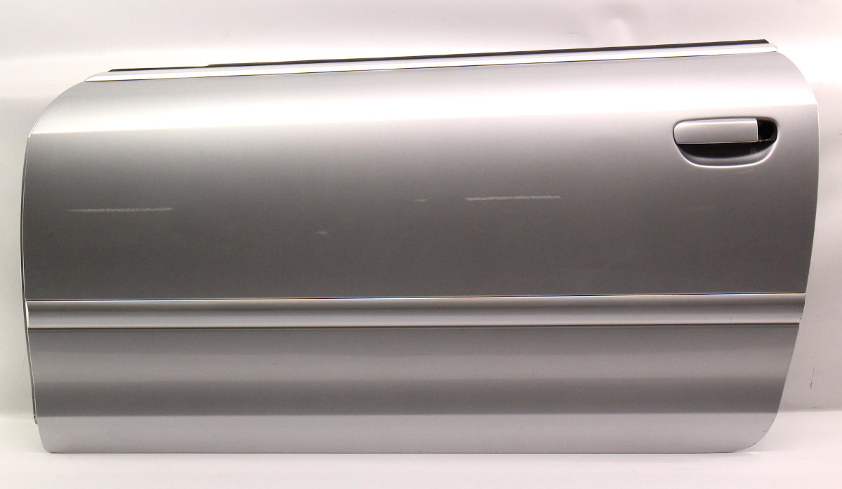 LH Front Door Shell Skin 03-09 Audi A4 S4 B6 Convertible Cabriolet LY7W Silver