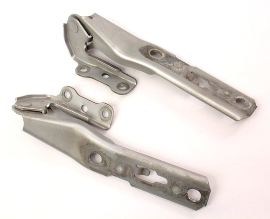 Hood Hinges 03-09 Audi A4 S4 B6 B7 Convertible LY7W Silver - 8H0 823 302 / 301
